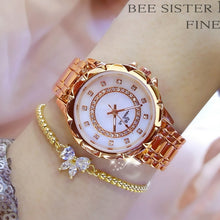 Cargar imagen en el visor de la galería, Diamond Women Luxury Brand Watch 2021 Rhinestone Elegant Ladies Watches Gold Clock Wrist Watches For Women relogio feminino 2020