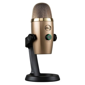 Blue YetiNano snow monster condenser digital USB microphone for podcasting game streaming Skype call YouTube music recording