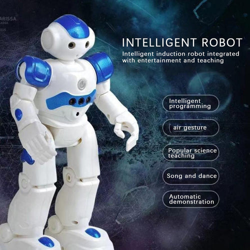 Intelligent RC Robot Multi-function Charging Children's Toy Smart Action Figure Dancing Remote Control Robot For Kids Gift