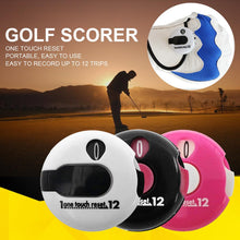 Cargar imagen en el visor de la galería, Small Golf Score Counter Indicator Golf Stroke Counter Mini Score Counter Attachment Scorekeeper Golf Counter Golf Training Aids