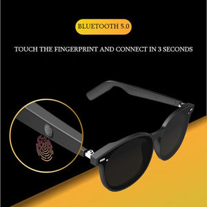 Smart sunglasses Sunglasses wear 5.0 wireless Bluetooth headset binaural phone waterproof noise reduction stereo Moving band mic