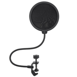 Double Layer Studio Microphone Flexible Wind Screen Sound filter for Broadcast Karaoke youtube Podcast Recording Accessories