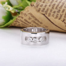 Cargar imagen en el visor de la galería, SHADOWHUNTERS Original 925 Sterling Silver Move Stone Wedding Rings For Men Engagement Sterling Silver Jewelry