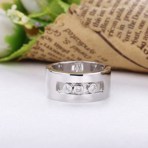 SHADOWHUNTERS Original 925 Sterling Silver Move Stone Wedding Rings For Men Engagement Sterling Silver Jewelry