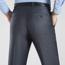 Cargar imagen en el visor de la galería, Summer Business Thin Suit Pants For Men 29-50 Spring Autumn Male Formal Stretch Solid Silk Long Dress Baggy Office Trousers