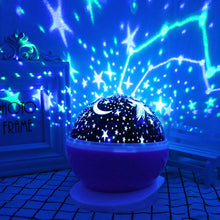 Cargar imagen en el visor de la galería, LED Projector Light Star Moon Galaxy Night Light For Children Nursery Nightlight Baby Night Lamp Bedroom Decor Christmas Gifts
