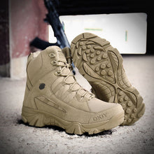 Cargar imagen en el visor de la galería, Men Tactical Boots Army Boots Mens Military Desert Waterproof Work Safety Shoes Climbing Hiking Shoes Ankle Men Outdoor Boots