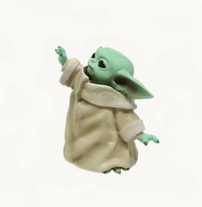 Star Wars Mandalorian bebe YODA estatua 8cm Juguete