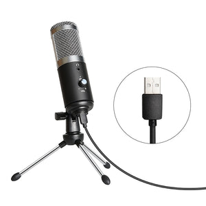 Microfono condensador USB para PC, teletrabajo y soho.