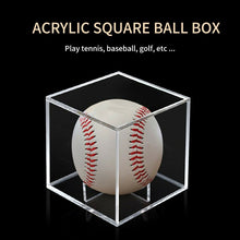 Cargar imagen en el visor de la galería, Acrylic Box Golf Tennis Ball Transparent Case Baseball Display Dustproof Souvenir Storage Box Holder Dustproof clear and bright