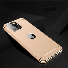 Cargar imagen en el visor de la galería, Carcasa integral 3 in 1 chapado oro iPhone 8 7 6 6s Plus 5 5s SE Back Cover Xs Max XR  11 Pro Max