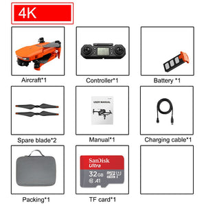 Drone profesional GPS dual gran angular 4K/8K cardan 2-ejes HD/ultra HD 5G WIFI FPV