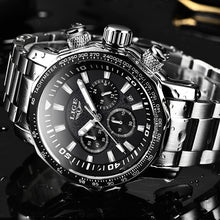 Cargar imagen en el visor de la galería, 2020 LIGE Top Brand Luxury Mens Watches Full Steel Watch Male Military Sport Waterproof Watch Men Quartz Clock Relogio Masculino