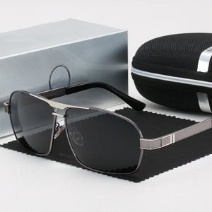 Polarized Sunglasses Men Brand Designer Mercede 722 Square Sunglasses Men Sports Driving Fishing Glasses UV400 gafas sol hombre