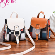 Cargar imagen en el visor de la galería, Gusure Mini Backpack Women Fashion PU Leather Shoulder Bag For Teenage Girls Multi-Function Small Backpacks Female Phone Pocke