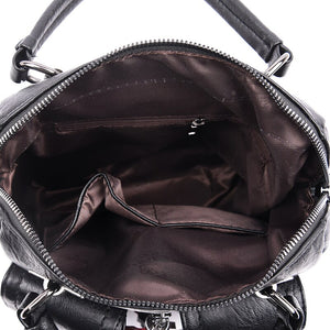 2020 Women Backpacks Soft Leather Lady Travel Backpack School Bags for Teenage Girls Multifunction Women Shoulder Bags Mochilas