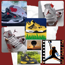 Cargar imagen en el visor de la galería, Jumpman autentica 4 Zapatos Baloncesto hombre 40-45