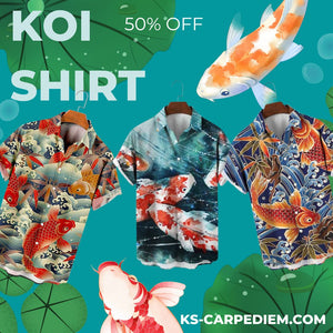 Looky Koi shirt, camisa de carpas Koi. 5XL