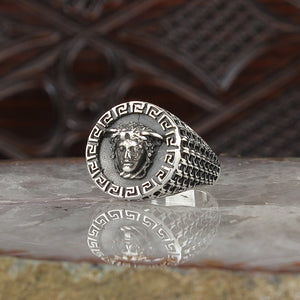 925 Sterling Silver Medusa Ring for Men Mens Accessories Rings All Size