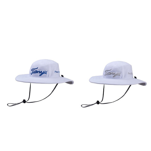 Sombrero de ala ancha y cordon ideal para golf y pesca
