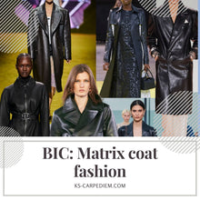 Cargar imagen en el visor de la galería, BIC-Black Is the Color. Matrix coat fashiion. 4XL