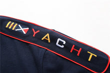 Cargar imagen en el visor de la galería, Yachting : Tace&amp;Shark sweter cuello alto hombre, media cremallera 3XL.