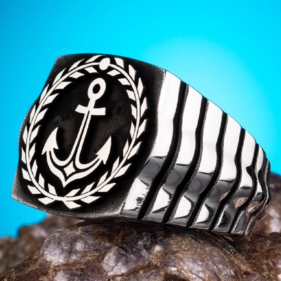 Anillo para navegantes Plata esterlina 925. 11,5g