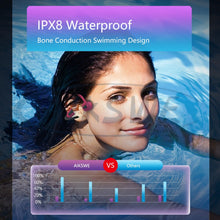 Cargar imagen en el visor de la galería, Auriculares de conduccion osea para nadar, 16GB, IPX8, Bluetooth.