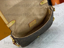 Cargar imagen en el visor de la galería, Bolso diseño lujo piel Canvas crossbody