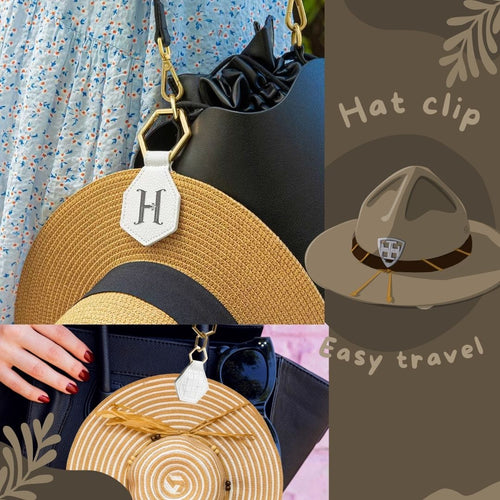 Clip de sombrero magnético para viaje, bolsa de viaje, soporte de Clip de sombrero para bolso