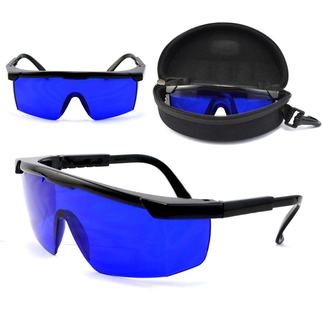 Buscador de pelotas de golf profesional Gafas Protección para los ojos Accesorios de golf Lentes azules Gafas deportivas con caja