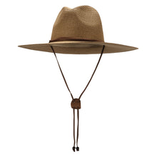 Cargar imagen en el visor de la galería, Sombrero de paja de Panamá con correa