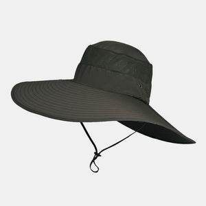 Sombrero de ala ancha para hombre impermeable.