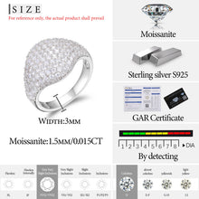 Cargar imagen en el visor de la galería, Joyería Fina VVS1 con certificado moissanita para mujer, anillos S925 de plata