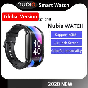 Global Version Nubia Alpha Smart Phone Watch 4.01" pantalla flexible Snapdragon 8909W