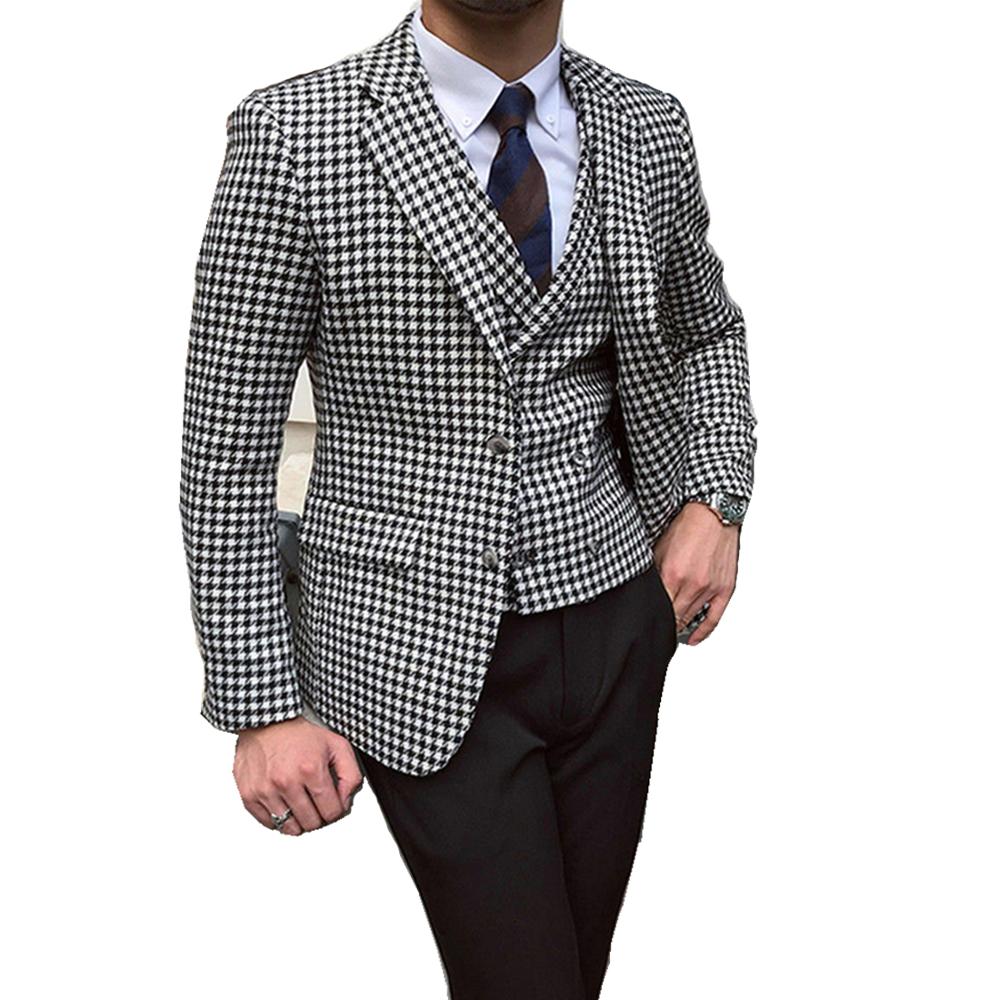 Blazer pata de gallo y chaleco 3XL