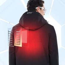 Cargar imagen en el visor de la galería, Chaqueta calefactora con USB para hombre, Aerogel resistente al frío.