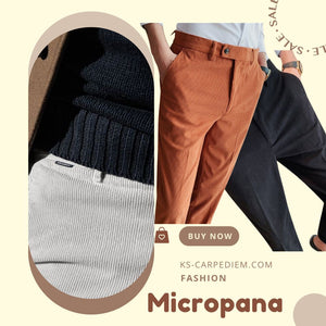 Micropana Otoño-Invierno Pantalones Corduroy Slim. 29-36.