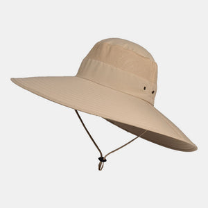 Sombrero de ala ancha para hombre impermeable.