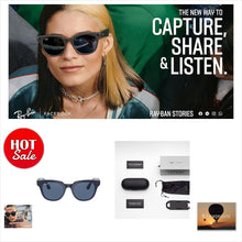 Cargar imagen en el visor de la galería, Ray-Ban Stories - Lentes de sol inteligentes con foto, video y audio