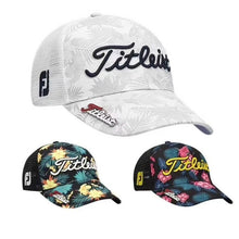 Cargar imagen en el visor de la galería, Gorras de golf coloridas diseño floral de algodon.