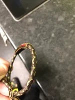 Cargar imagen en el visor de la galería, Brazalete VIP LV acero capado en oro 18K