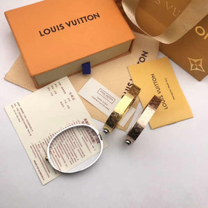 Pulseras Louis Vuitton unisex color plata y oro. 