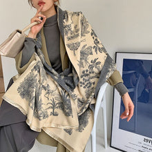 Cargar imagen en el visor de la galería, Bufanda de marca de lujo Cachemira. 200cm