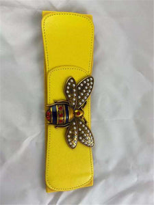 Cinturon elastico ancho (70mm) Queen Bee colores.