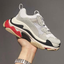 Cargar imagen en el visor de la galería, Paris sneakers suela cristal triple S. 36-45. Colores solidos y combinados