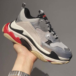 Paris sneakers suela cristal triple S. 36-45. Colores solidos y combinados