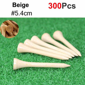 300/100 Uds Tees para Golf de bambú más fuerte que de madera tamaño de camiseta/54/70/83mm| |