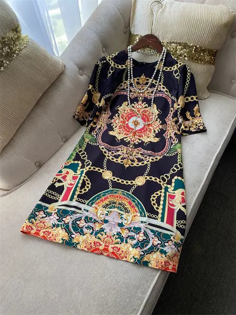 Vestido Joya mini manga corta