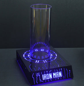 1/1 MK5 acción en vivo Iron Man máscara ABS + PVC. Multiarticulado
